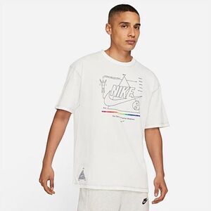 Nike Men's Mind Body Sole Graphic Tee in Pure | Small